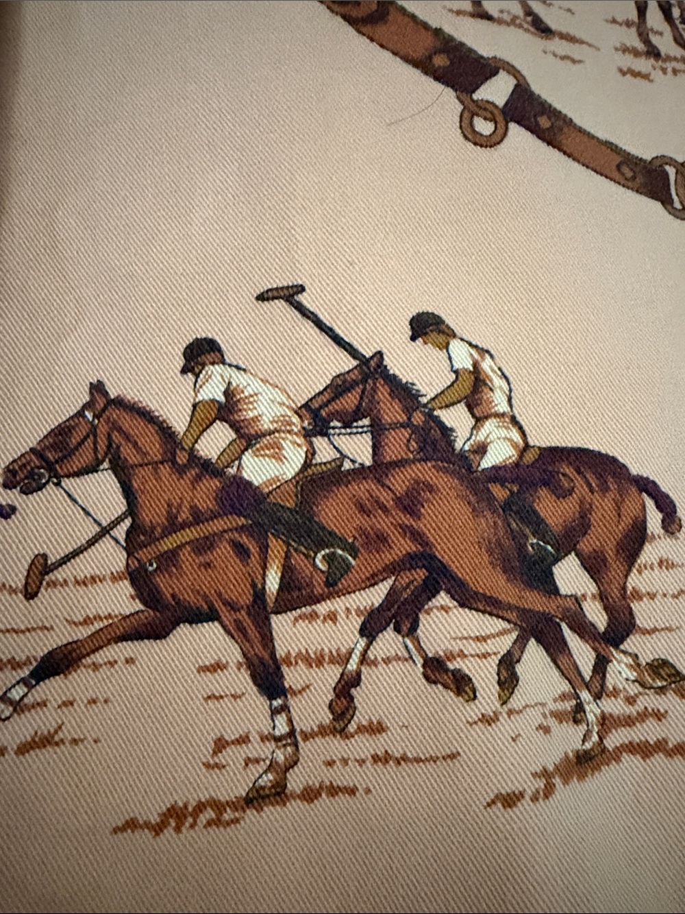 Polo Ralph Lauren Tan Canvas with Brown Leather Patch - Picture 6 of 8